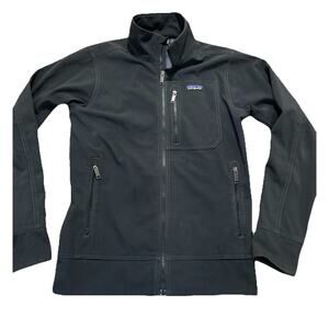 Patagonia Women’s S Jacket Black Sidesend Softshell Full Zip Outdoors